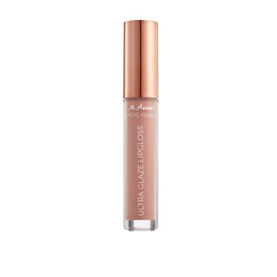 M. Asam MAGIC FINISH ULTRA GLAZE LIP GLOSS Cream Cashmere (0.13 Fl Oz) - Lip Plumper For Supple Lips With Intensive Shine, Lip Care With Hyaluronic Acid &amp; Peptide, Delicate Vanilla Aroma, Vegan