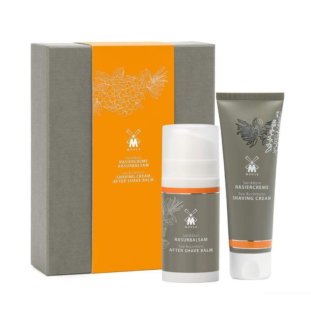 MHLE SHAVE CARE Sea Buckthorn Set Incl. Shaving Cream &amp; Aftershave