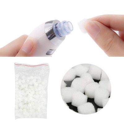 ZJchao Suction Device Accesories, 150pcs Replacement Filter Sponge Blackhead Vacuum Filter Sponges For Vacuum Blackhead Removal Device Accesories Comedo Suction