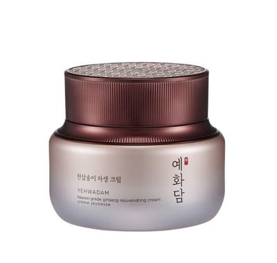 The Face Shop Yehwadam Heaven Grade Ginseng Rejuvenating Cream | Gentle &amp; Low-Irritant Formula for Instant Face Anti-Aging Effects | Naturally Derived for Eye Skin Brightness, 1.69 Fl Oz