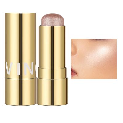 MIELIKKI Cream Highlighter Stick, Contour Stick Makeup, Shades with Eyeshadow Sticks &amp; Blush Sticks, Long Lasting, Waterproof, Shimmer Finish, Highlight #01
