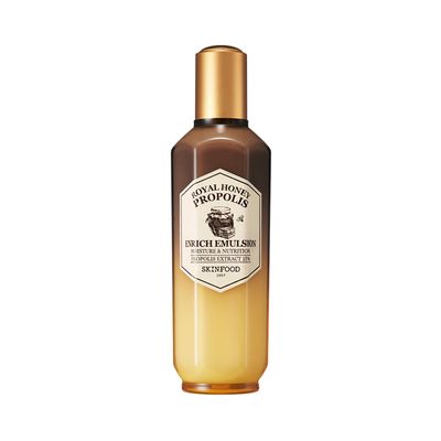 SKINFOOD Royal Honey Essential Emulsion 160ml (5.41 fl.oz.) - Concentrated Aged Honey Skin Nourishing &amp; Hydrating Essential Emulsion, Skin Moisturizing &amp; Glowing for Dry and Rough Skin
