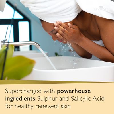 REVITALE Exfoliating Advanced Salicylic Acid &amp; Sulphur Scrub Treatment Soap