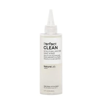 NATURELAB. TOKYO Perfect Clean Scalp Balancing Sake Rinse: Removing Product Build-Up and Impurities for Optimal Scalp Health | 7 FL OZ / 200 ML