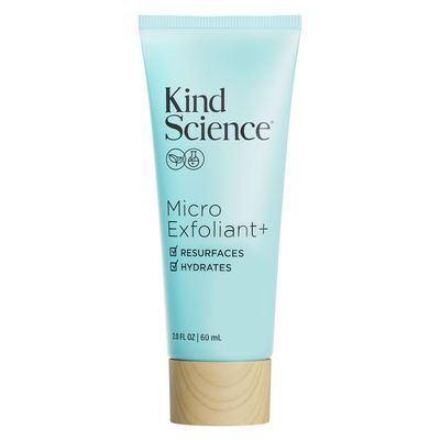 Kind Science by Ellen DeGeneres Micro Exfoliant Face Scrub - Exfoliating Face Wash + Facial Mask with AHA to Smooth &amp; Hydrate Skin - Paraben Free &amp; Fragrance Free, 2 oz