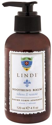 Lindi Skin Soothing Balm - Rich Emollient Lotion for Hands, Feet, and Extremely Dry Skin - Relieves Painful Effects of Radiation Burn &amp; Chemo Rash - Dermatologist Tested Skin Care Product (4 fl oz)