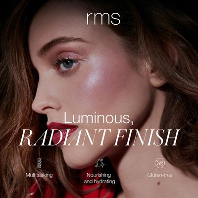 RMS Beauty Luminizer - Cream Highlighter Makeup, Face Highlighter & Inner Corner Eye Highlighter, Glow Balm Dewy Makeup Face Highlighters & Luminizers