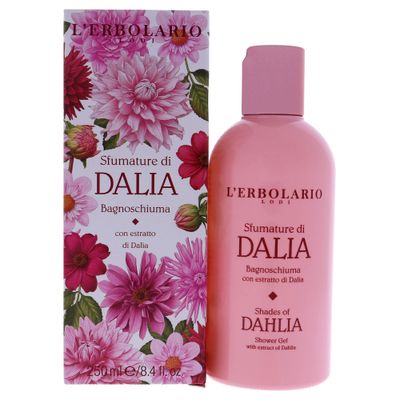 L&#39;Erbolario Shades Of Dahlia Shower Gel - Nourishes, Moisturizes And Protects The Skin - Refreshing Bath And Shower Foam Provides Gently Effective Cleansing - Softening And Toning Properties - 8.4 Oz