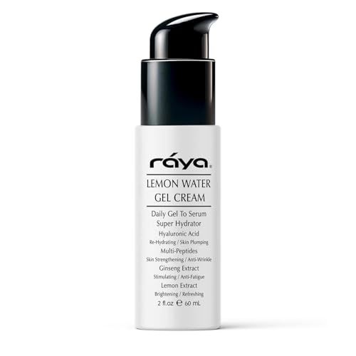 Raya Lemon Water Gel Cream (308) | Moisturizing, Skin-Repairing, and Anti-Aging Facial Day and Night Cream for Non-Problem Skin | Fills in Wrinkles and Improves Complexion