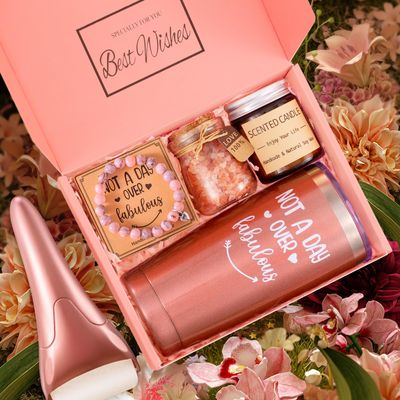 Valentine's Day Gifts for Her, Women, Girlfriend, Happy Birthday Gifts, Relaxing Gift Basket for Women Mom Wife Sister Best Friend Daughter Teacher Coworker, Unique Gifts for Women Who Have Everything