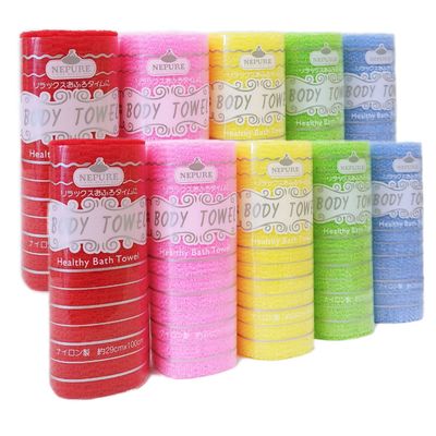 NEPURE Korean Exfoliating Washcloth Shower Towel, Large Size, 5 Colors, Exfoliating Body Scrubber for Removing Dry Skin, Reusable (10, Mix)