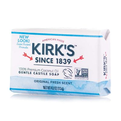 Kirk&#39;s Natural Original Castile Soap, 4 Ounce (Packaging may Vary)