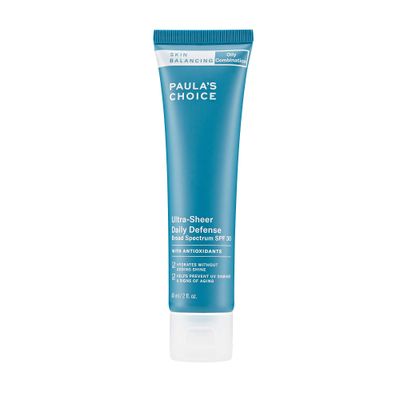 Paula&#39;s Choice SKIN BALANCING Ultra-Sheer Daily Defense SPF 30 Oil-Free Moisturizer, 2 Ounce Tube