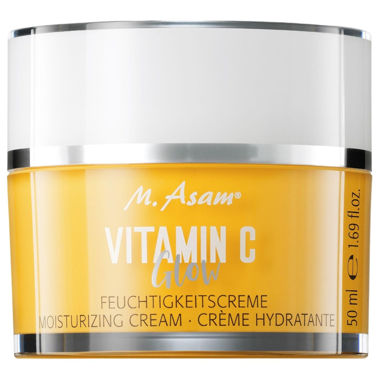 M. Asam VITAMIN C Glow Face Cream (1.69 Fl Oz) - Hydrating Face Moisturizer with Vitamin C, Skincare for Radiant Skin, Face Lotion for Smooth &amp; Glowing Beauty