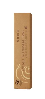 MIZON Snail Repair Eye Cream Snail Mucin with Niacinamide Adenosine Under Eye Care for Fine Lines Hydrating Firming Korean skincare Travel Size (Tube, 0.50 fl.oz.)