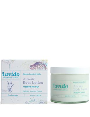 Lavido - Natural Aromatic Body Lotion | Non-Toxic, Clean Skincare (Lavender, 8.45 fl oz | 250 ml)