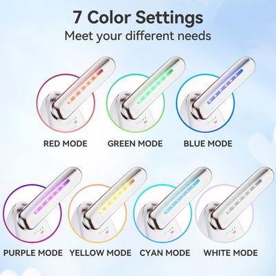 Neck Face Massager, 7- in -1 Multifunctional Facial Massager, Face Sculpting Tool for Skin Care, at-Home Face Tool with Vibration and Thermal, White