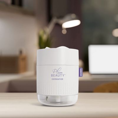 Plum Beauty Portable Facial Steamer, 2 Settings - USB Powered, Hydrate &amp; Revitalize Skin, Up to 12 Hours of Use