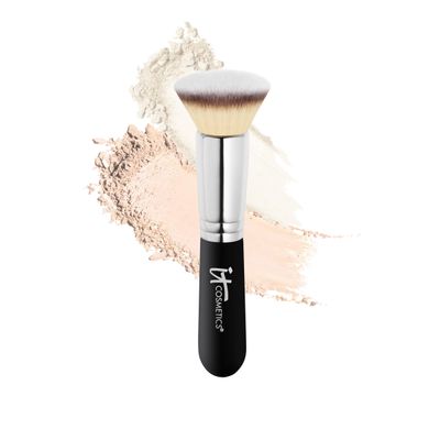 IT Cosmetics Heavenly Luxe Flat Top Buffing Foundation Brush #6 - Foundation Brush for Liquid Makeup &amp; Foundation Powder - Makeup Brush With Award-Winning Heavenly Luxe Hair