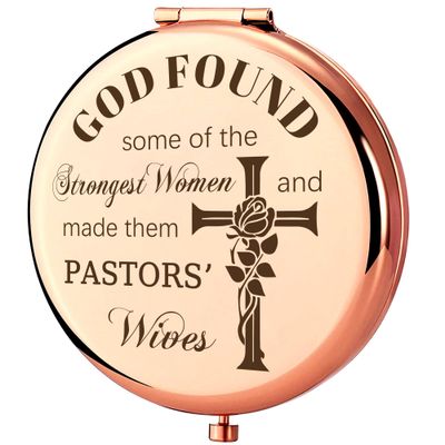 UTKHCYW Pastors Wives Gifts Mini Gifts, Christian Compact Mirror for Pastor Wife, Appreciation Gifts for Women Thanks Gifts Birthday Gifts Idea for Her Christmas