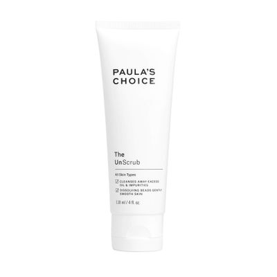 Paula&#39;s Choice The UnScrub Cleansing Gentle Face Scrub, 4oz Bottle, with Jojoba Beads, Vitamin E, &amp; Green Tea