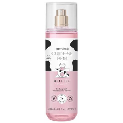 O Boticrio Cuide-se Bem Delight Body Splash, Sweet and Refreshing Fragrance Mist, 6.7 Ounce (200ml)