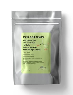 Talsen Chemicals Lactic Acid Powder Lactic Acid Food and Cosmetics Grade DIY Lactic Acid Peel for Skin Moisturizing 4 Ounce (Pack of 1)