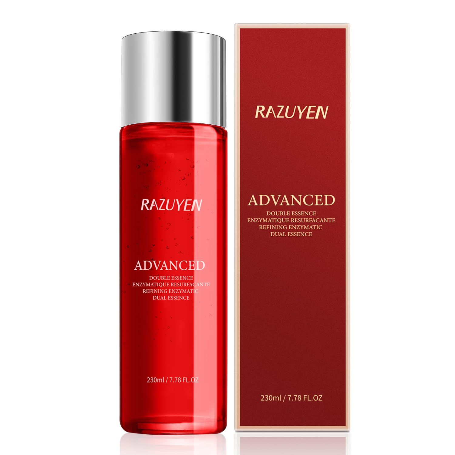 RAZUYEN AHA/BHA Liquid with Niacinamide for Pore Tightening, Pore Refining, Gentle Exfoliating, Hydrating Toner for Combination and Oily Skin, Skin Balancing Essence 7.78 Fl Oz/230ml