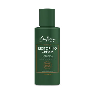 SheaMoisture Men After Shaving Cream For Reduced Irritation After Shaving Restoring Cream Dermatologist-Tested Skin Care Proven to Prevent Razor Bumps When Using Our System 2 oz