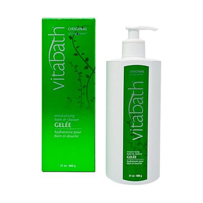 Vitabath Original Spring Green Moisturizing Bath &amp; Shower Gel Wash Intoxicating Botanical Skin Rejuvenation, Hydrating Dry Skincare, Body Cleanser &amp; Foaming Gelee - 21 oz