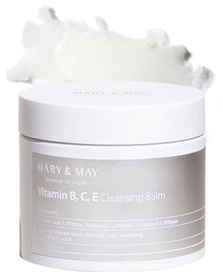 Mary&amp;May Vitamin B, C, E Cleansing Balm - Oil Balm Gentle Makeup Remover and Skin Purifier for Glowing, Clear Skin - Hypoallergenic and Cruelty-Free, EWG ingredients, 4.06oz.