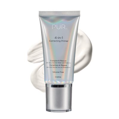 PUR Beauty 4-in-1 Correcting Primer, Energize &amp; Rescue - Primer for Face Before Makeup - Primer Face Makeup for Women - Silicone-Free Make Up Hydrating Primer Helps Reduce Redness, 1 Fl Oz