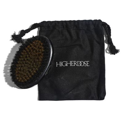HigherDOSE Supercharge Copper Body Brush - Lymphatic Drainage Dry Brush to Accelerate Drainage of Toxins &amp; Fat with Ion Charged Bristles - Exfoliating Brush to Reduce Cellulite &amp; Soften Skin