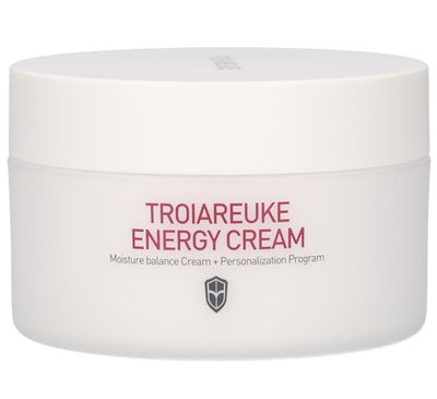 TROIAREUKE Energy Cream, Deep Nourishing Moisturizer for Face, Moisturizing Facial Night Cream with Bifida, Galactomyces, and Peptides For Dry, Dehydrated, and Combination Skin, Korean Skin Care