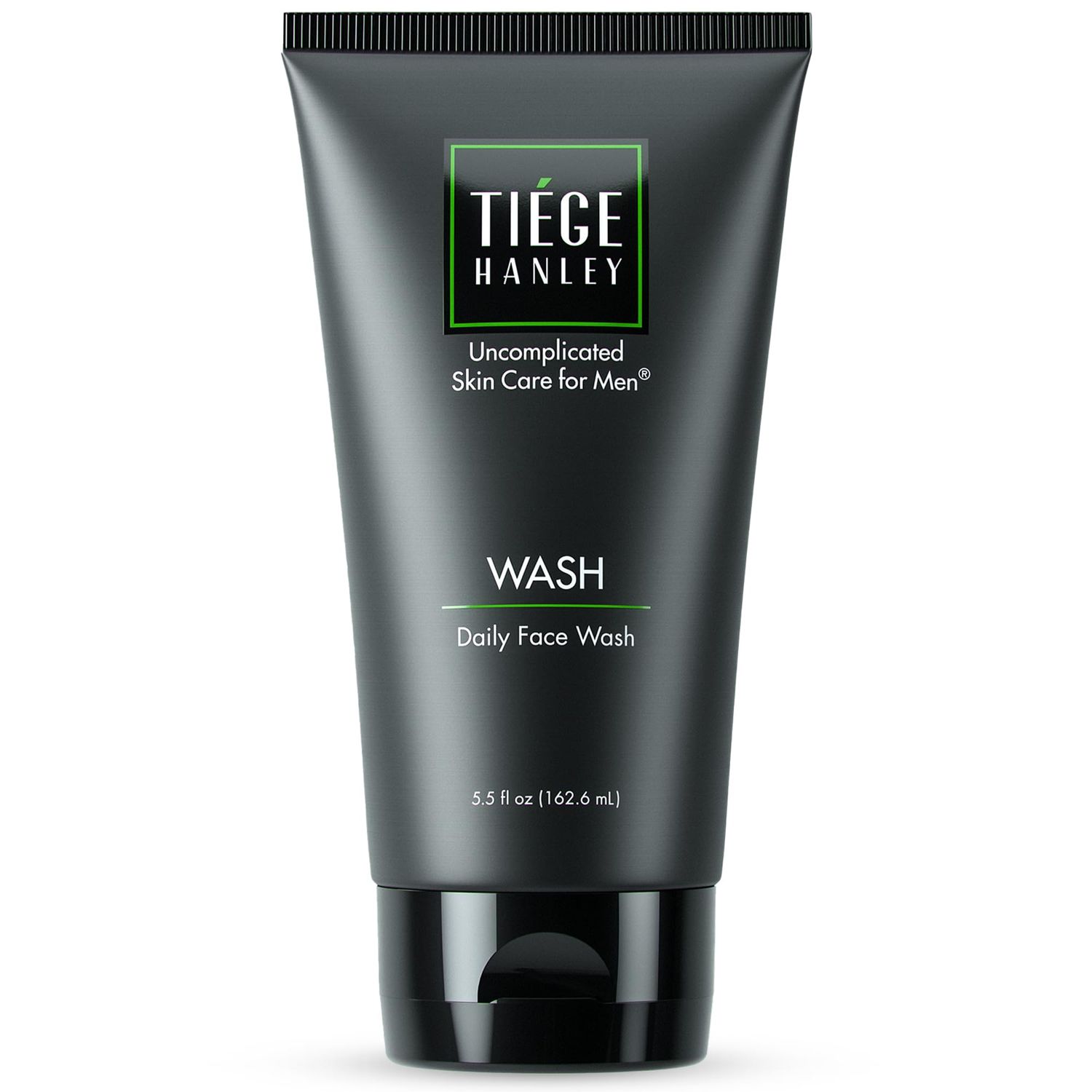 Tiege Hanley Daily Mens Face Wash, 5.5 Oz - Gentle Fragrance-Free Face Cleanser for Men Revitalizes, Hydrates &amp; Softens Skin - Men&#39;s Face Wash &amp; Facial Cleanser Skincare for Dry &amp; Sensitive Skin