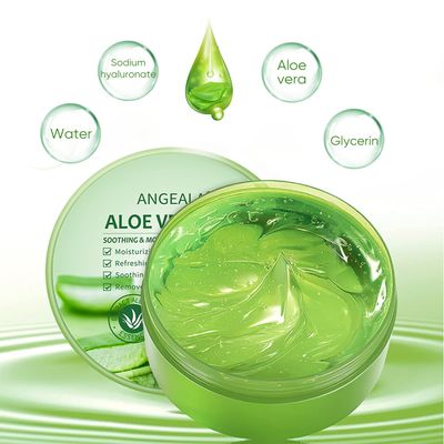 Organic Aloe Vera Gel for Face &amp; Body Made within 12 Hours of Harvest, 98% Pure Aloe Vera Gel for Skin,Scalp,&amp; Hair, Soothing Aloe Face Moisturizer,Multipurpose Skin Care10oz