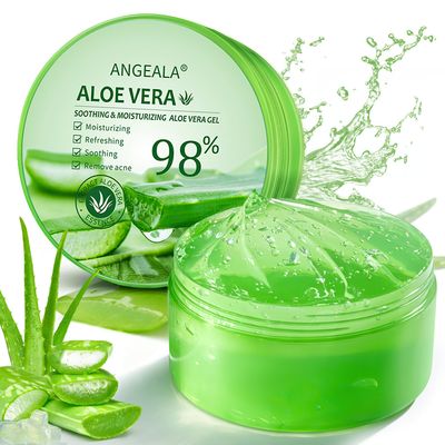 Organic Aloe Vera Gel for Face &amp; Body Made within 12 Hours of Harvest, 98% Pure Aloe Vera Gel for Skin,Scalp,&amp; Hair, Soothing Aloe Face Moisturizer,Multipurpose Skin Care10oz