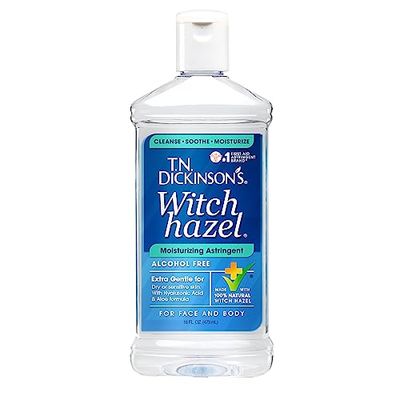 T.N. Dickinson&#39;s Witch Hazel Alcohol-Free Moisturizing Astringent, Made with 100% Natural Witch Hazel 16 oz