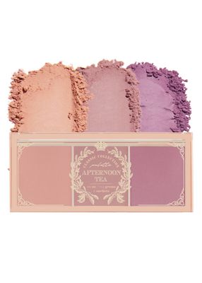 I&#39;m Meme Palette - Afternoon Tea Blusher | Fruit Flavor for Cheek, Soft Pink, Peach, Lavender, 3 Shades Palette, Matte Powder Blush for Face &amp; Cheeks, For All Skin Tones, Valentine Day Gift, 0.4oz