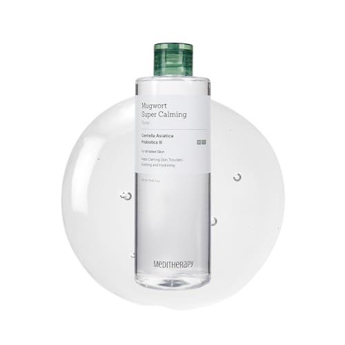 Mugwort Super Calming Toner - Korean Hydrating Toner for face, Purifying Mugwort Essence, Soothing, Calming, Refreshing Facial Toner for Oily, Dry, and Sensitive Skin, Daily Skin Care, 8.45 fl.oz