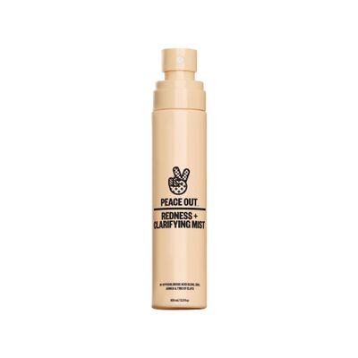 Peace Out Skincare Redness &amp; Clarifying Mist, Hypochlorous Acid Spray Helps Reduce Redness and Excess Oil, Balancing Facial Spray for Acne-Prone Skin, 3.3 fl oz