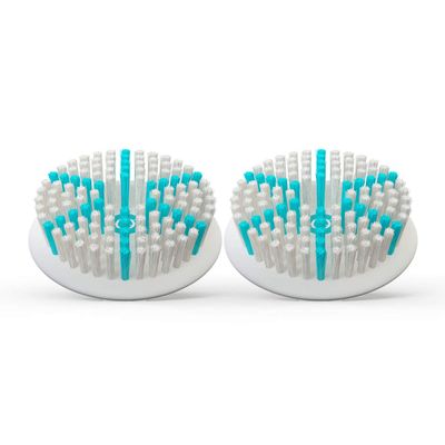 TAO Clean Replacement Daily Care Brush Heads, Replacement Heads (2 Heads) - Daily Care Brush Replacement Heads for the TAO Clean Electric Face Cleansing Brush and Cleaning Station