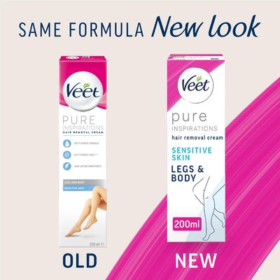 Veet Hair Removal Cream Sensitive Skin with Aloe Vera &amp; Vitamin E (200ml)