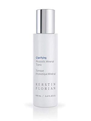 Kerstin Florian Clarifying Probiotic Mineral Tonic | Detoxifying Toner for Face &amp; Body | Natural Skincare to Clarify and Regulate Oily Skin &amp; Clear Pores | Gentle Formula for Women &amp; Men (3.4 fl oz)