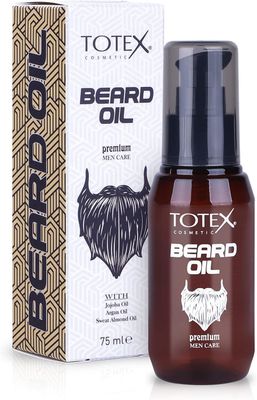 Totex Premium Beard &amp; Mustache Serum Oil Conditioner Anti-Dandruff Men Care 75ml