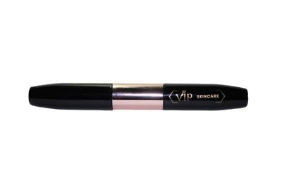 VIP Skincare 2-in-1 Nourishing Lash Primer &amp; High Definition Black Mascara | Double-Ended Wand with Volumizing Brush | Water Resistant | Sensitive Eyes | Made in USA | 0.42 oz/14.8 mL