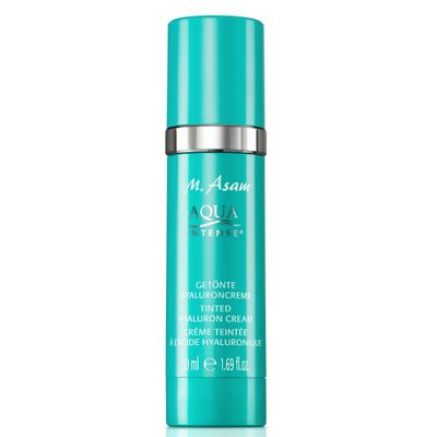M. Asam AQUA INTENSE Tinted Moisturizer (1.69 fl oz) - Face Moisturizer &amp; Tinted Cream with Hyaluronic Acid, Natural Finish, Skin Care for All Skin Types