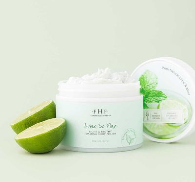 Lime So Fine Foaming Body Polish