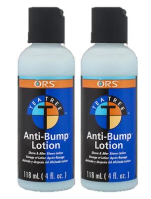 ORS Tea Tree Oil Anti Bump Lotion 4 Ounce (Pack of 2)