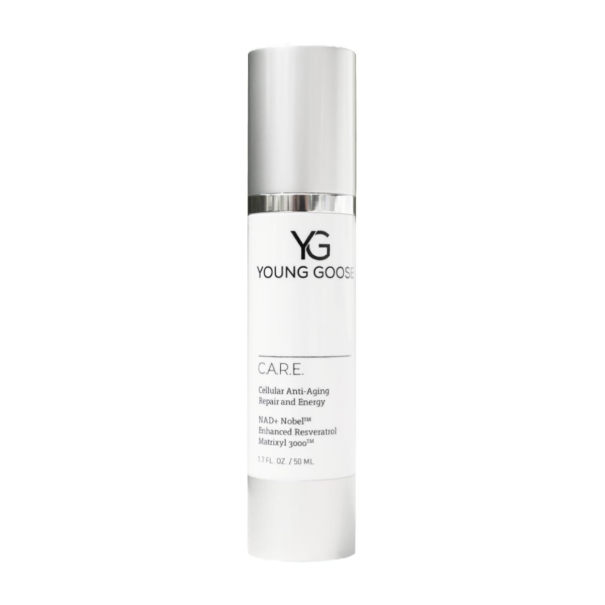 Young Goose, C.A.R.E. NAD+ Nobel | Boosting Moisturizer | Improves Skin Texture | Reduces Appearance of Deep Lines | Evens Skin Tone - 50ml